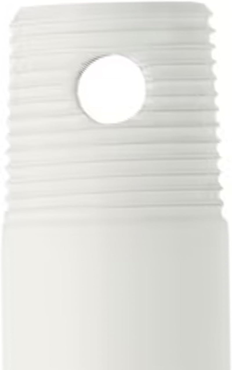 FEHEED 36 Inch Ceiling Fan Downrod Threaded, 1 Inch Outer Diameter Matte White Ceiling Fan Extension Rod (With Threads),Down Rods Compatible With Most Ceiling Fans,Easy Installation - Image 2